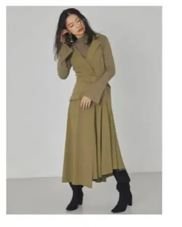 FRAY I.D 프레이 아이디 2way 숄더 니트 편의점 원피스