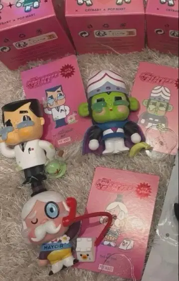 크라이 베이비 파워퍼프걸스 피규어