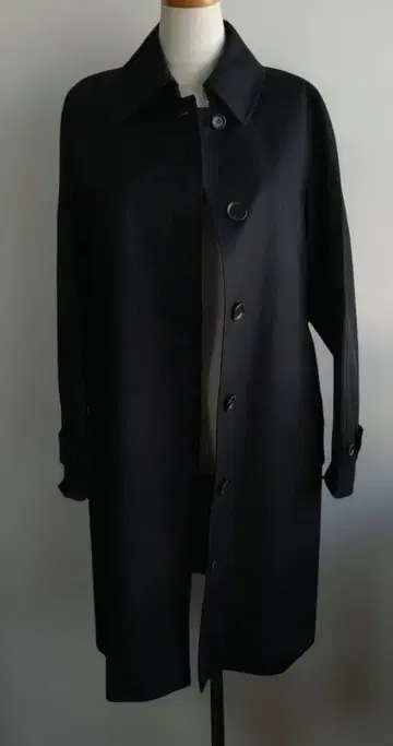 SANYO 산요 100년 코트 라이너 트렌치코트 블랙 36