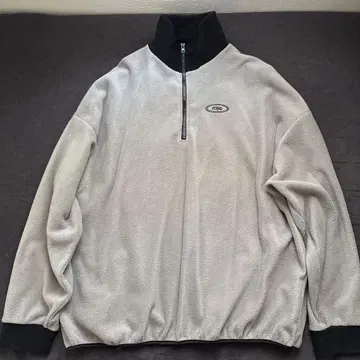 MSG 그레이 하프 지퍼