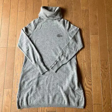 Lacoste 그레이 터틀넥 니트