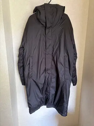 PUMA 블랙 롱 다운 자켓 L