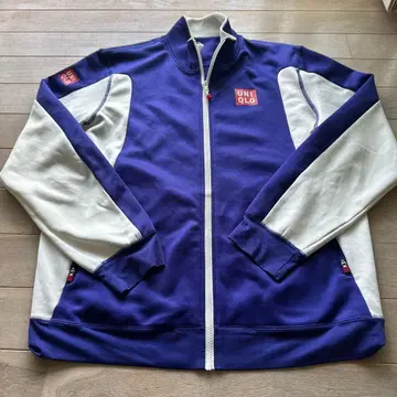 UNIQLO 네이비/화이트 나일론 자켓 XL