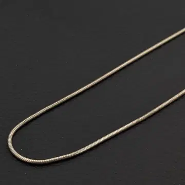 빈티지 이탈리안 실버 925 스네이크 체인 목걸이 5.8g