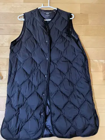 UNIQLO 울트라 라이트 다운 다운 베스트 M 블랙