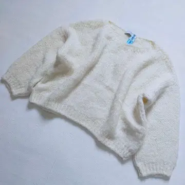 새상품급 TRICOTS JEAN MARC 모헤어 혼방 볼륨 니트 오버