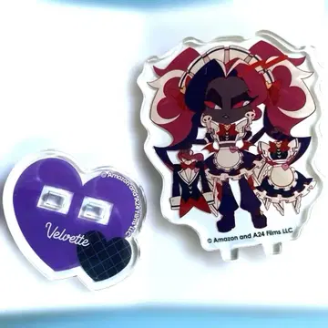 해즈빈 호텔 애니메이트 카페 아크릴 스탠드 벨벳