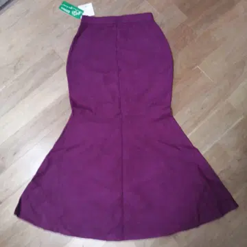 EcoVero 퍼플 플레어 롱 스커트