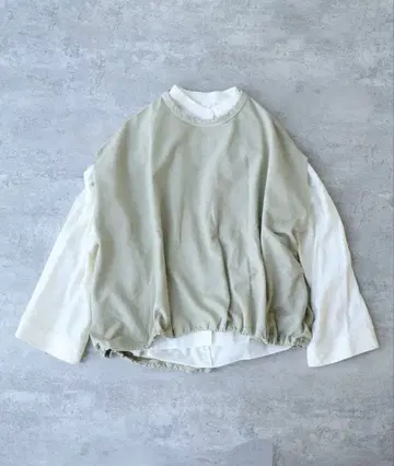 yuni 코튼 큐프라 풀오버