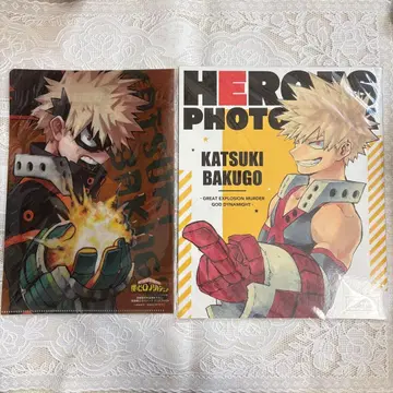 바쿠고 카츠키 HEROES PHOTO BOOK 클리어 파일 세트