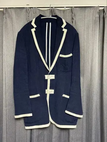 m's braque 파이핑 린넨 자켓