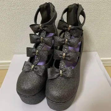 통굽 펌프스 [건메탈] YOSUKE L(약 24.0cm 상당)