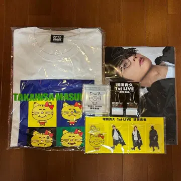 마스다 타카히사 1st LIVE 희로애락 굿즈
