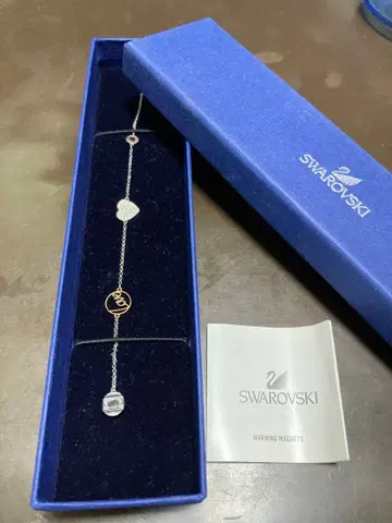 미사용 새상품 Swarovski 실버925 팔찌