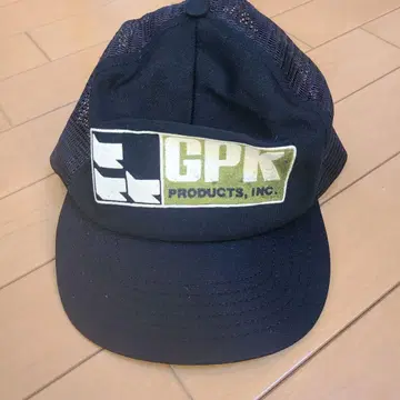 GPK PRODUCTS 블랙 메쉬 캡 미국제 빈티지