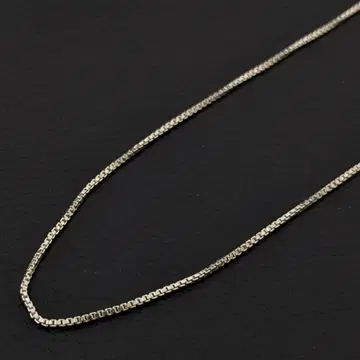 빈티지 이탈리아 실버 925 박스 체인 목걸이 2.8g