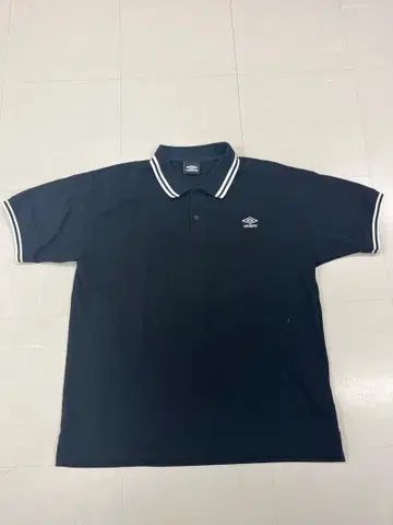 엄브로 블랙 피케 셔츠 스트라이프