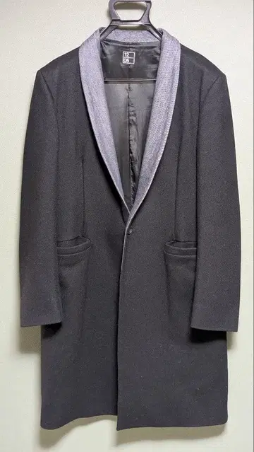 테일러드 숄카라 코트 블랙 M