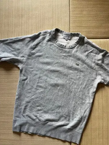 Lacoste 그레이 크루넥 맨투맨
