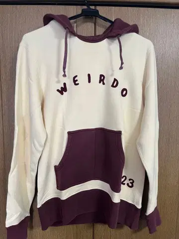 WEIRDO 위어드 15AW PARKA 후가공 후드티 S