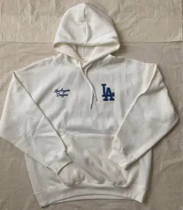 [ 미사용 ] 다저스 후드티 화이트 XL