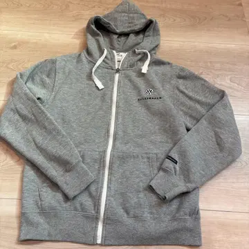 준 클럽 폭스바겐 자수 로고 지퍼 후드티