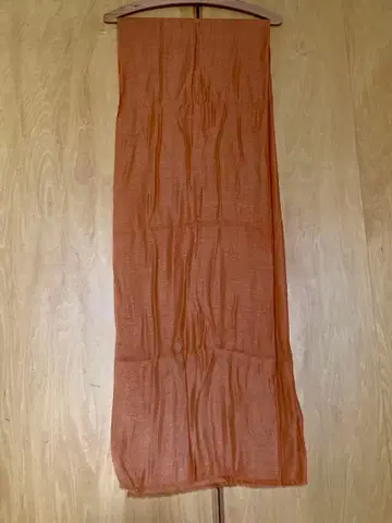 [캐시미어] 오렌지 얇은 소재 스톨