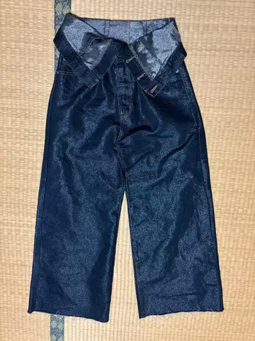 JEANASIS 데님 팬츠 라메 가공