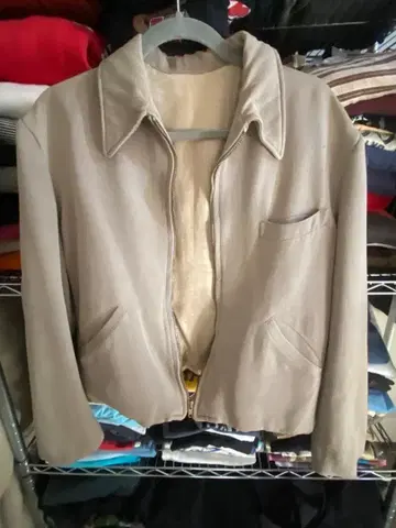 50s~60s 울 개버딘 재킷 TALON 지퍼 빈티지 아메카지