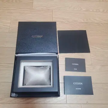 시티즌 손목시계 상자만 설명서 포함