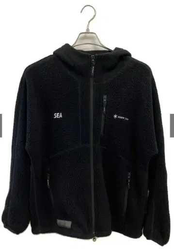 WIND AND SEA SnowPeek 플리스 자켓 블랙