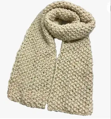 남녀 공용 따뜻한 손뜨개질 머플러 핸드메이드