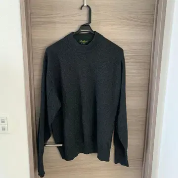 캐시미어 니트 스웨터 크루넥 오버 사이즈 빅 실루엣