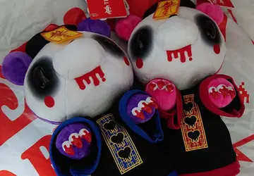 척스 GP 장난꾸러기 곰 그루미 봉제 인형 강시