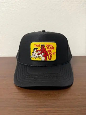 새상품 트래커 캡 블랙 바이커 야마다 렌 마가 사시다 캡