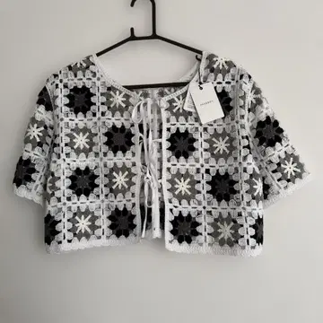 택 포함 새상품 PAGEBOY 페이지 보이 크로셰 스타일 리본 TOPS