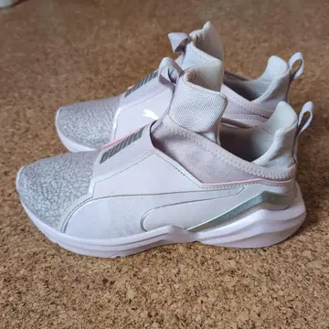 Puma 슬립온 스니커즈 24 핑크/실버