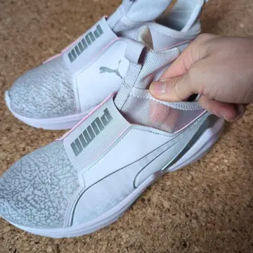 Puma 슬립온 스니커즈 24 핑크/실버