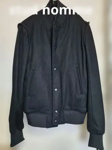 stud homme 울 바시티 자켓 블루종