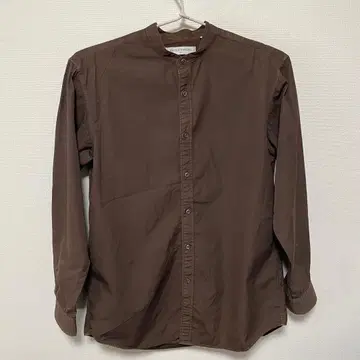 UNITED ARROWS 브라운 긴팔 셔츠 S
