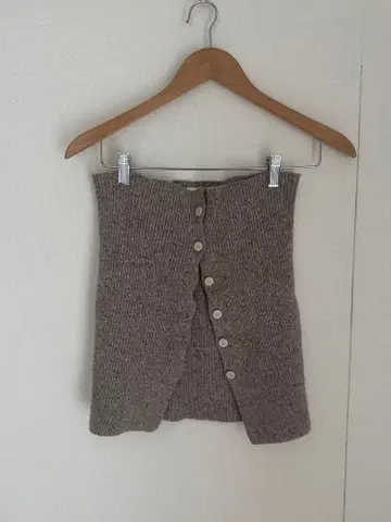 OHOTORO 혼방 튜브 니트 모카