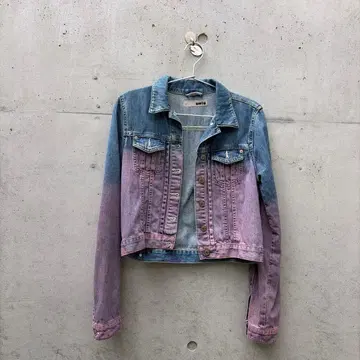 그라데이션 데님 자켓