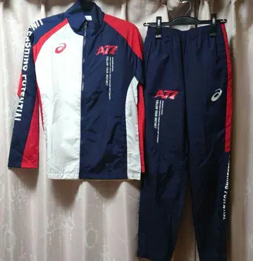 [ 미사용 ] 아식스 남성 저지 상하의 세트