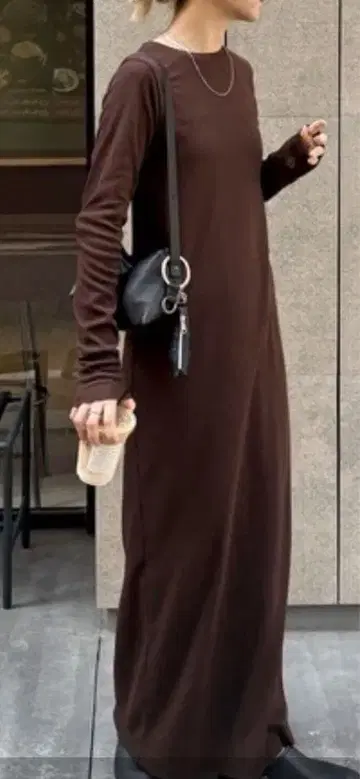 feepur 컷 리브 롱 원피스 ZARA gu