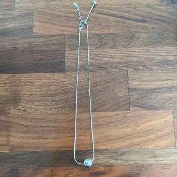 실버 볼 펜던트 목걸이