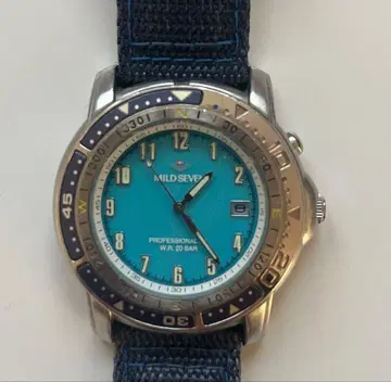 MILD SEVEN 백라이트 아날로그 손목시계 MADE IN JAPAN