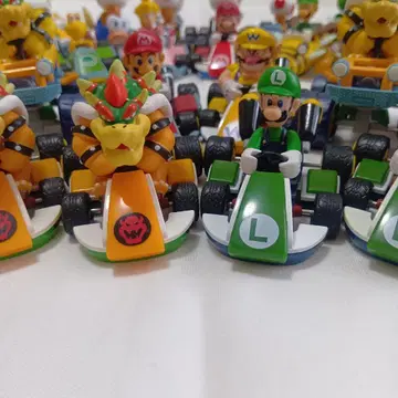 마리오 카트 미니 피규어 세트 풀백