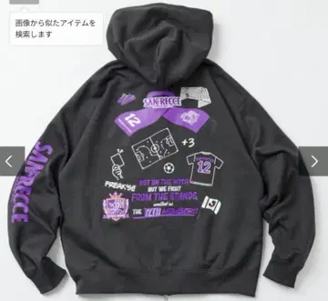 J.LEAGUE x FREAK'S 산프레체 히로시마 지퍼 후드티 M