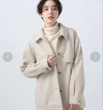 [ BAYFROW ] 기모 셔츠 자켓 베이지