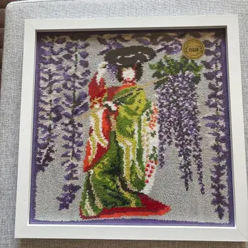 새상품 FEILER x 가부키 가부키 도안 손수건 [ 등나무 무스메 ]